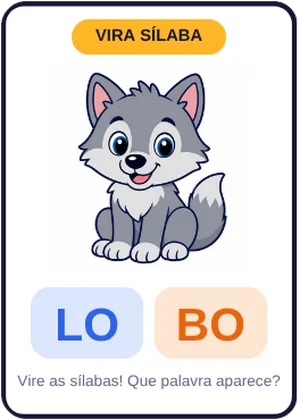 Carta LOBO, lado Vira Sílaba